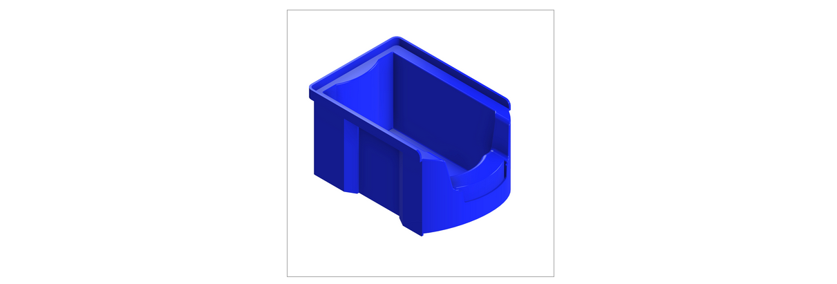 storage box blue 229x148x122 mesa