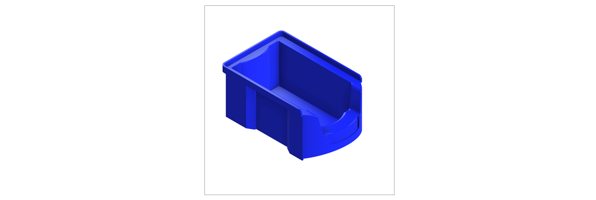 storage box blue 168x103x75 mesa